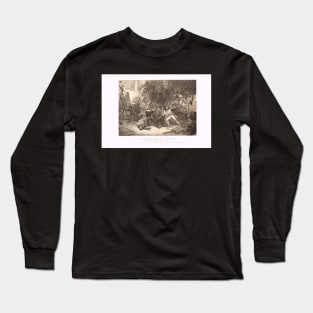 Nelson boarding & capturing San Josef 1797 Long Sleeve T-Shirt